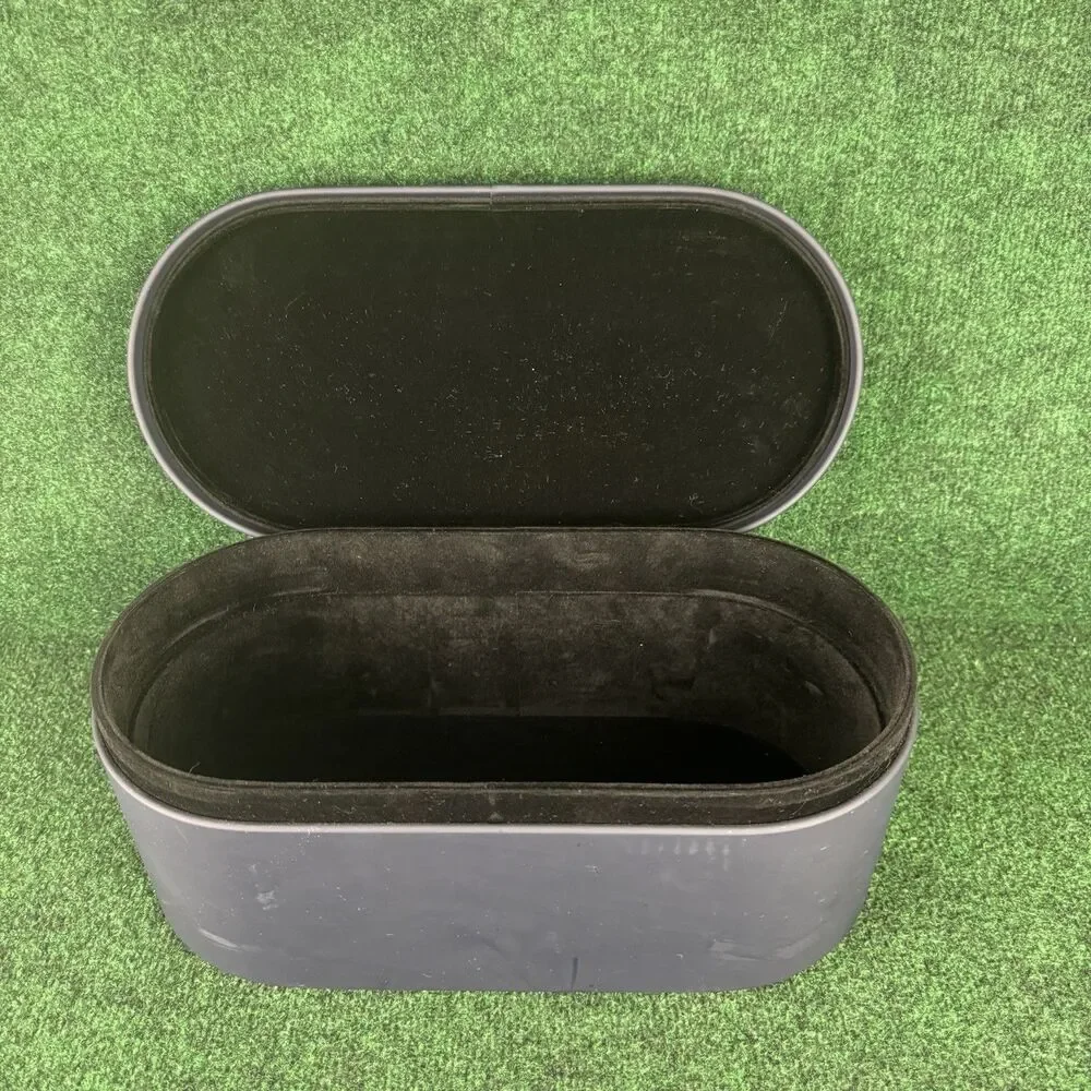 Dyson Airwrap Hair Styling Storage Travel Case Box Only Leather Navy Blue
